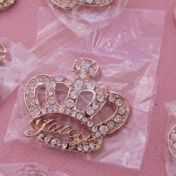 Large Lot Art Deco Enamel Rhinestone Metal Bling Cabochon Pin Brooches Designer - Picture 8 of 16